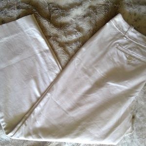 Ann Taylor Loft White Ankle Trouser Size 10 NWOT